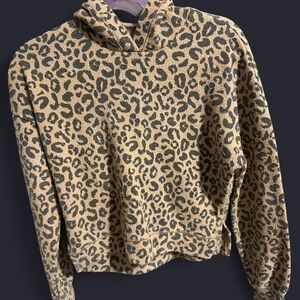 Abercrombie & Fitch Leopard Print Hoodie